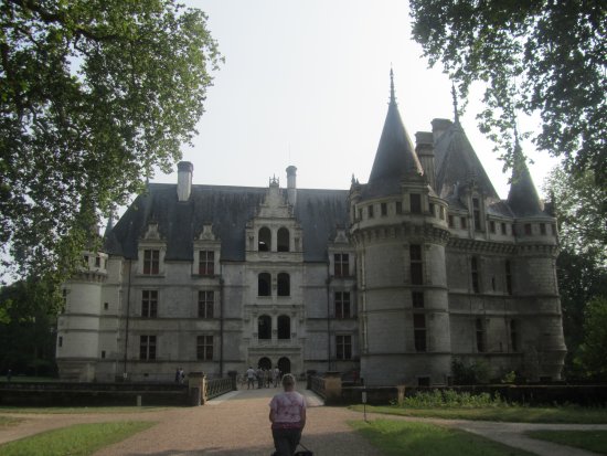 L'entrée du Château d'Azay le Rideau